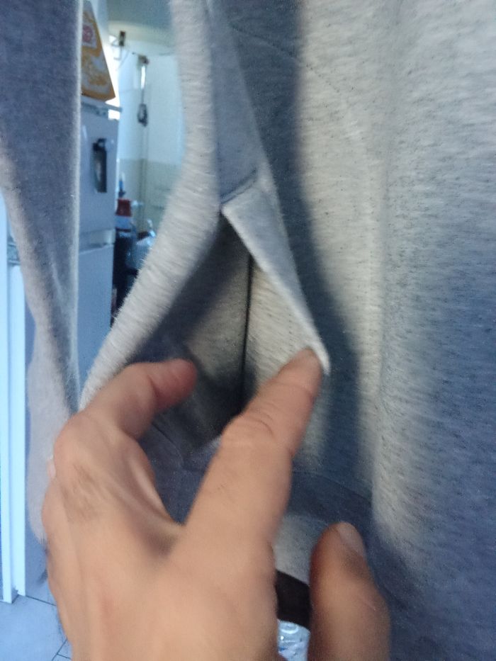 Veste NIKE taille M couleur gris et noir - photo numéro 6