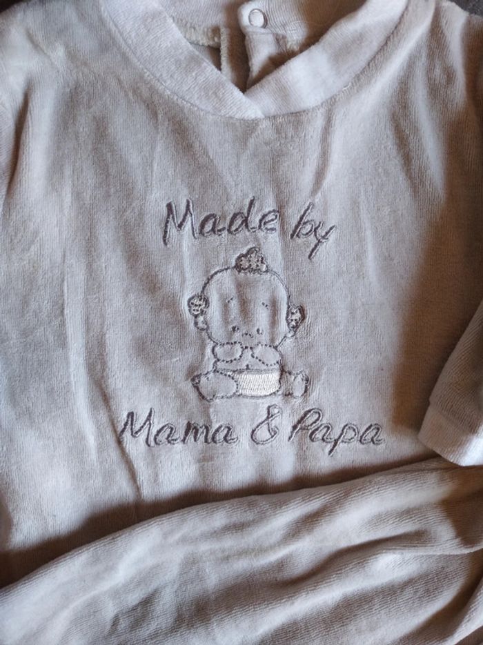 Pyjama grenouillère Garçon 6 mois bébé Made by Mama & Papa Picco Mini - photo numéro 4