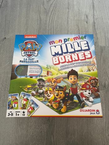 Jeu de société mon premier mille bornes pat patrouille 