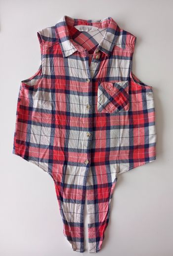 Chemisier à carreaux