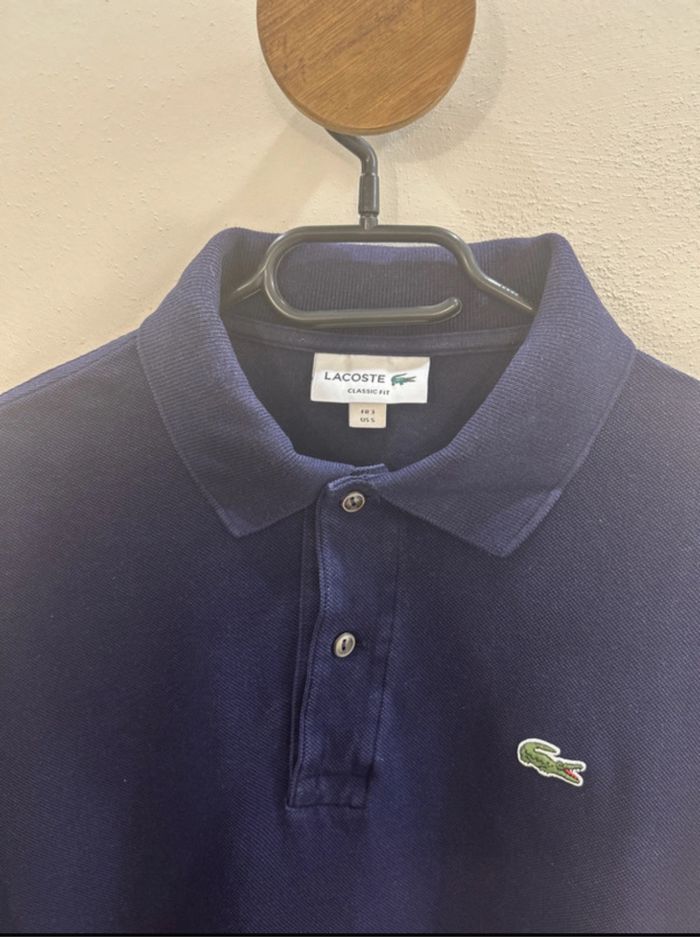 Polo bleu Lacoste - photo numéro 2