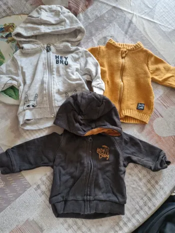Lots 3 vestes 3 mois