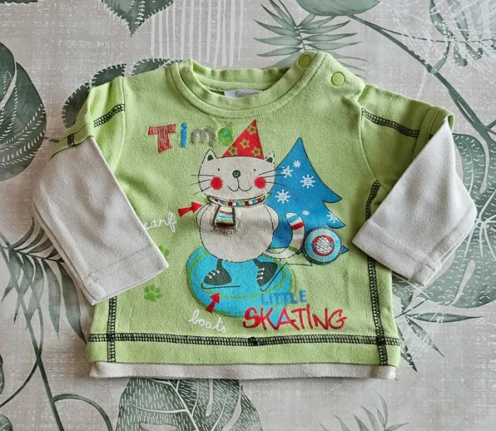 Lot 6 t-shirts manches longues taille 6 mois - photo numéro 10