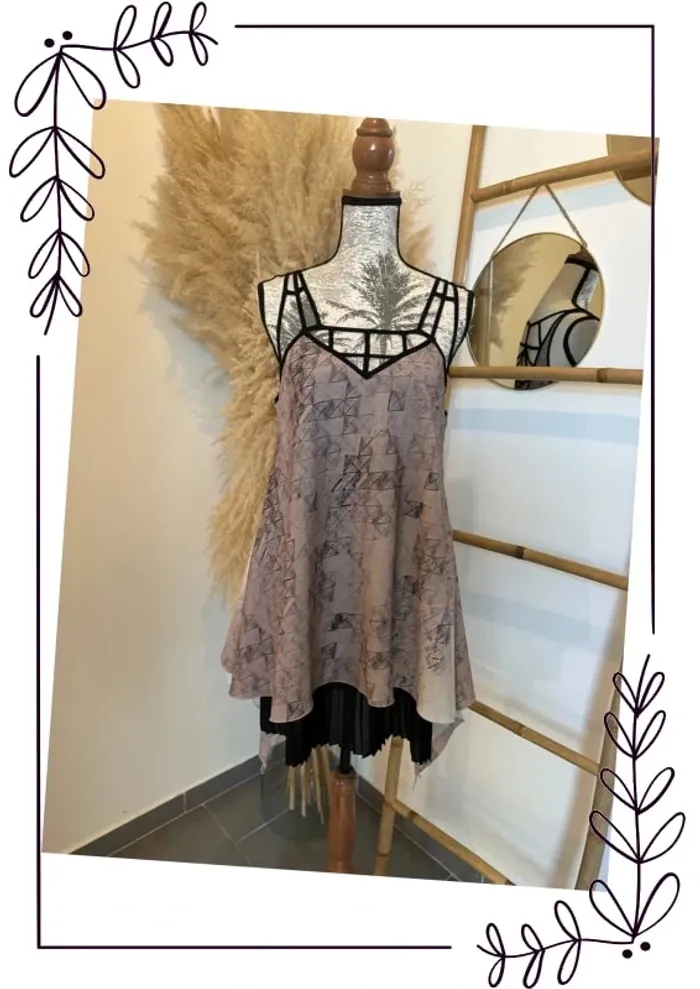 Tunique robe courte d’été originale