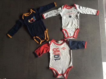 Bodies manches longues 6 mois