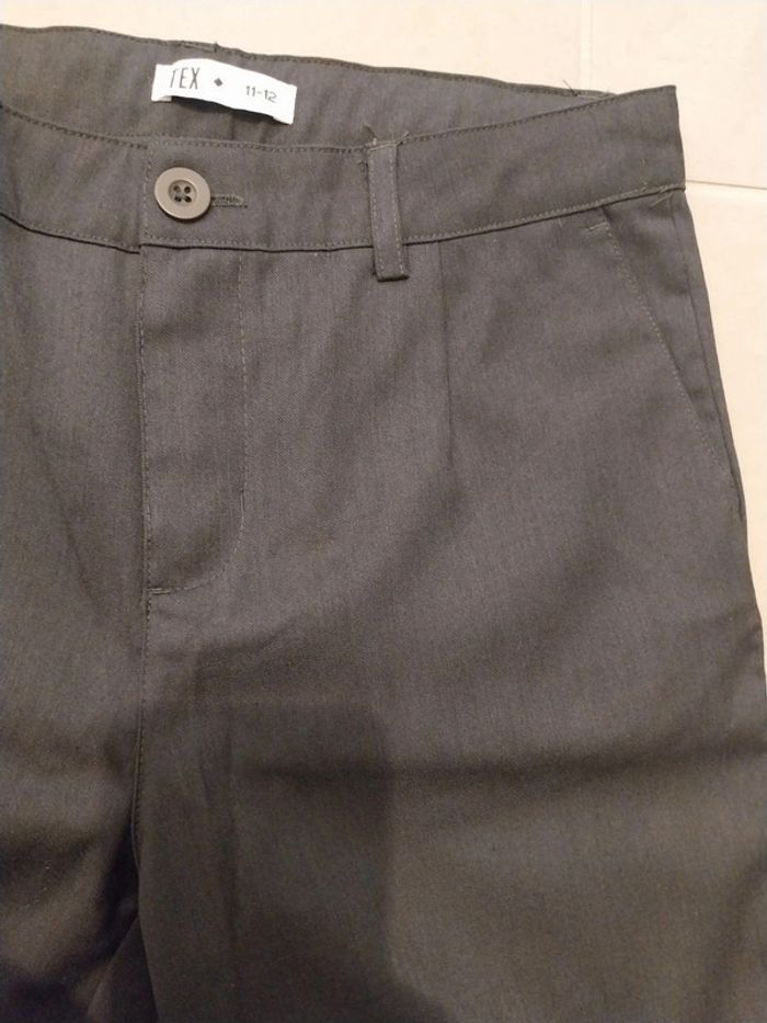 Pantalon gris uniforme scolaire T11/12A - photo numéro 4