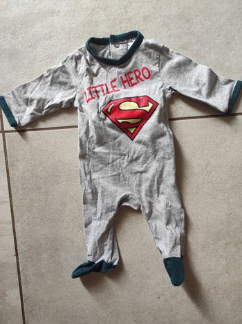 Pyjama super man 1 mois
