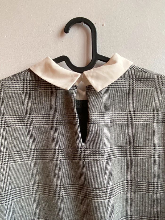 robe grise à carreaux kiabi taille M - photo numéro 5