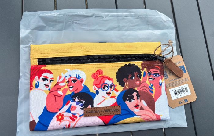 Pochette L modèle édition limitée Sibel Balac Cabaïa