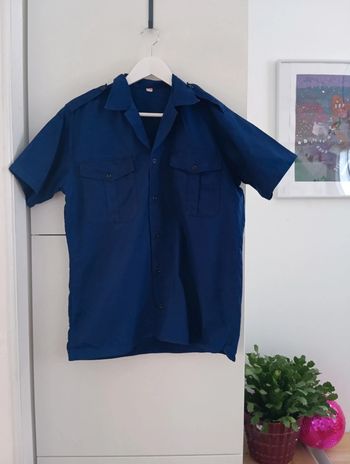 Chemise de travail militaire à manches courtes