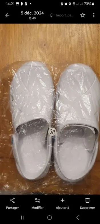 Sabot hospitalier neuf