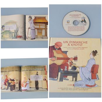 Livre avec CD  🉐️ Un dimanche à Kyoto 🥢