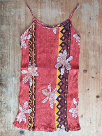 Tunique à bretelles colorée – Taille 3 – TBE