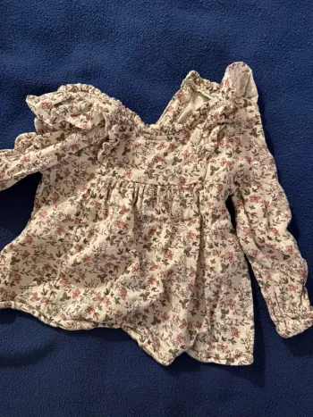 Chemisier chemise fleuri