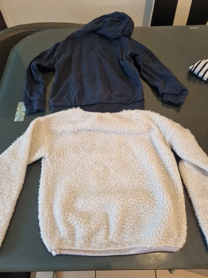 Lot de 2 pull sweat 8 ans fille - photo numéro 2