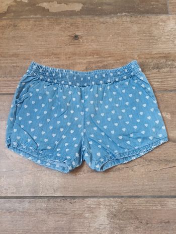 Shirt Fille 5/6 ans cœur Zeeman 100% coton