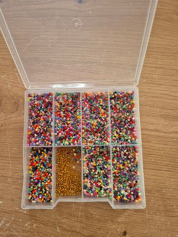 Boite perle rocailles + miyuki 2mm