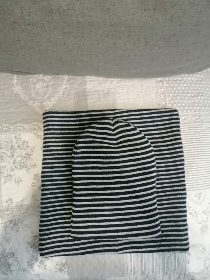 Ensemble snood bonnet - photo numéro 2