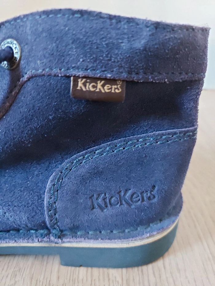Kickers Bottines Bleu Marines - photo numéro 5
