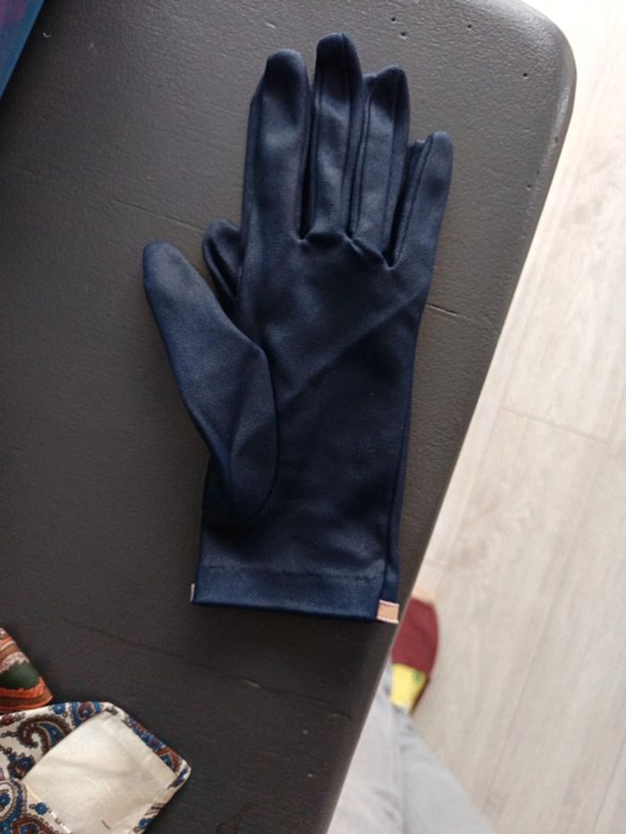 Gants bleus - photo numéro 4
