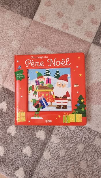 Livre puzzle noël