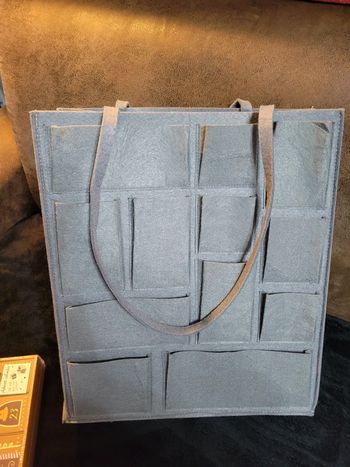 Calendrier de l avent dans sac feutrine.