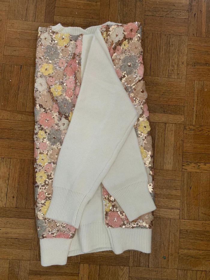 Pull d'hiver 💫💠bi-matière effet vintage - photo numéro 7