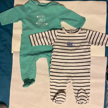 Lot de 2 pyjamas mi-saison
