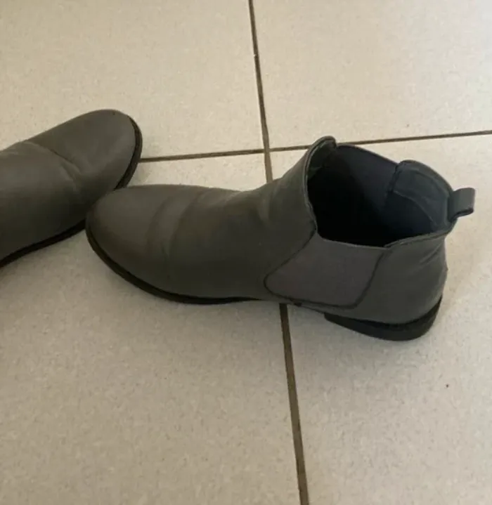 Bottine femme 37 Tissaia grise automne - photo numéro 5