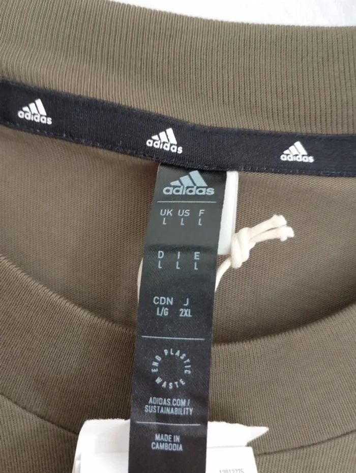 T-shirt adidas homme taille L - photo numéro 4