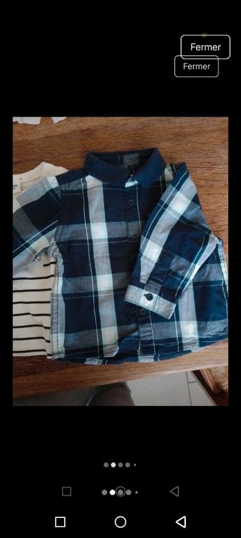Lot vêtements bébé