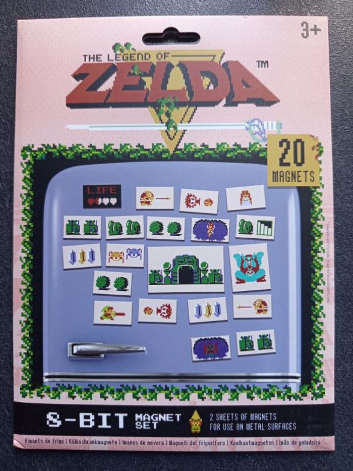 Magnets - Zelda - Planche de 20 - Neuf