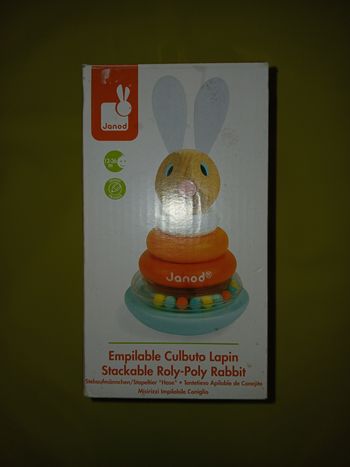 jouet empilable culbuto lapin 12/36 mois