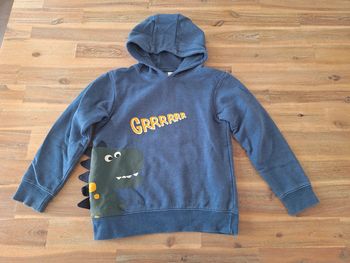 Sweat à capuche dino Vertbaudet 8 ans