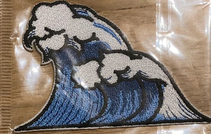 Patch thermocollant vague, surf
