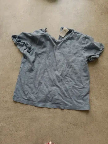 Tee shirt manches courtes H&M 98cm bleu