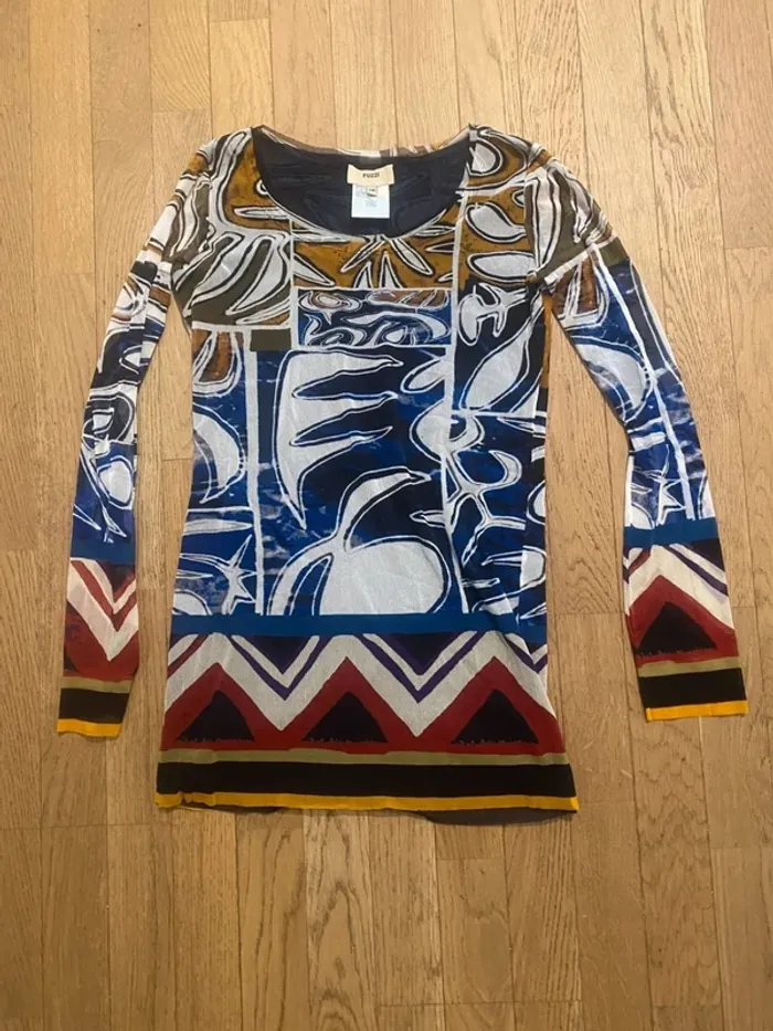 Top en maille moulant Y2K Fuzzi XXL - photo numéro 2