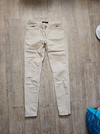Pantalon beige cache cache