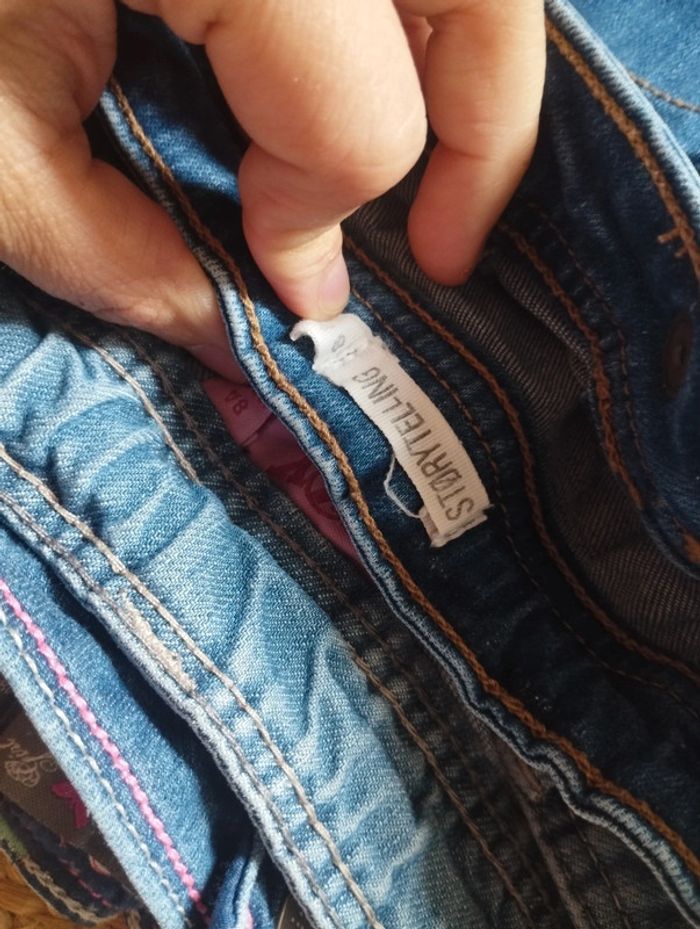 Lot jupes en jean 8ans - photo numéro 11