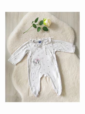 Pyjama combinaison à zip mi-saison en coton
