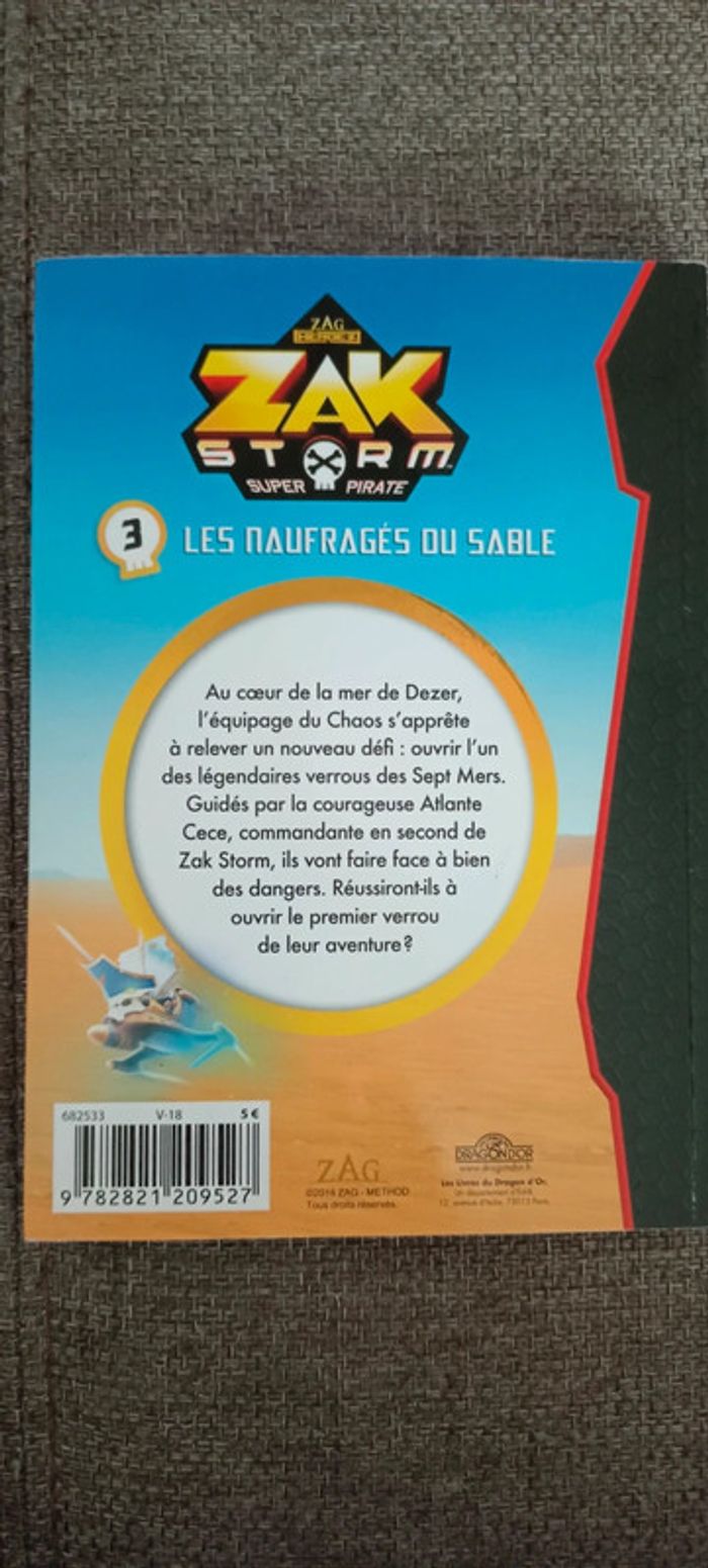 Livre Zack Storm - photo numéro 2