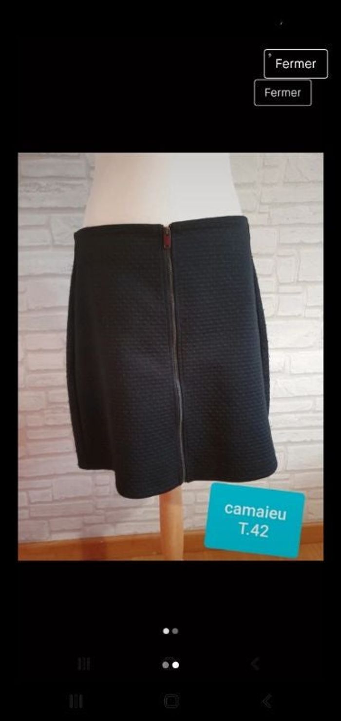 Jupe camaïeu