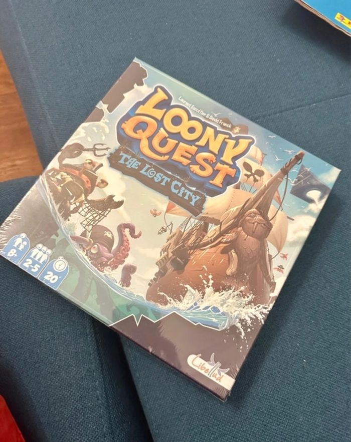 NEUF sous blister Loony Quest The Lost City jeu société 5 mondes 32 niveaux italien