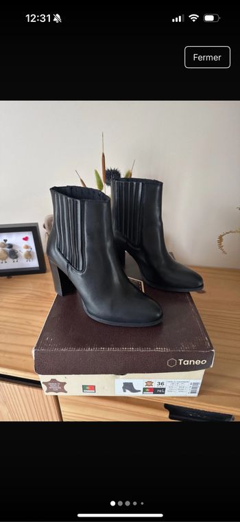 Bottines noires taille 36
