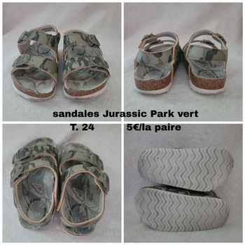 Sandales Jurassic Park T. 24