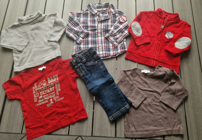 Lot vêtements bébé garçon 6 mois