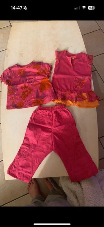 Ensemble marese rose 18 mois