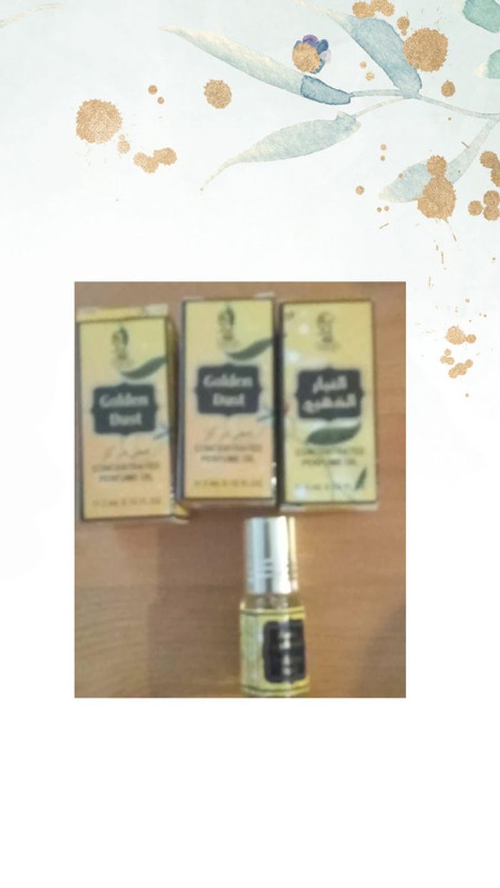 3 parfum Musk golden dust 3ml chacun - photo numéro 2