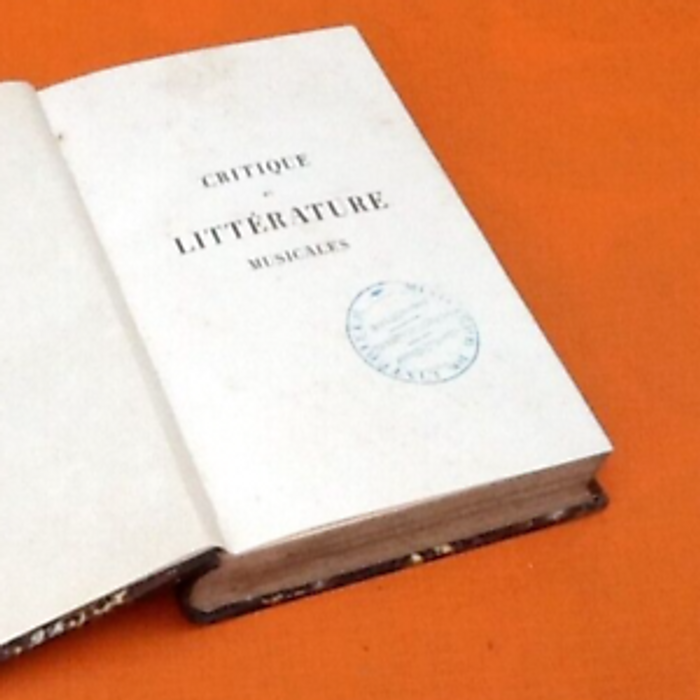 Paul Scudo Critique et Littérature Musicales (1856) - photo numéro 2