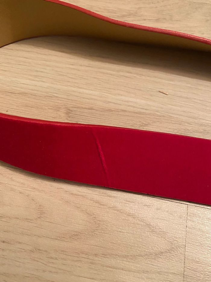 Ceinture à boucle rose velours - photo numéro 5